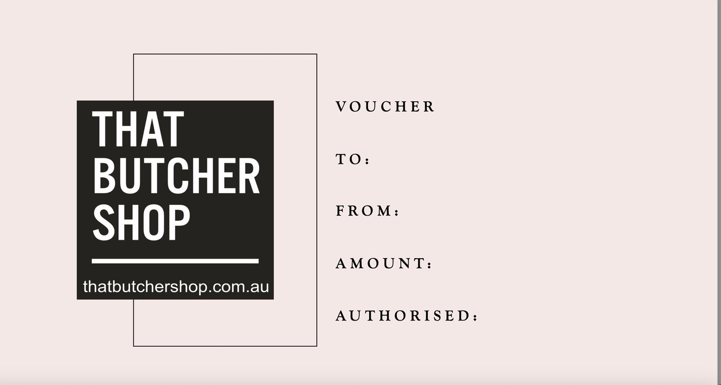 That Butcher Shop Gift Card