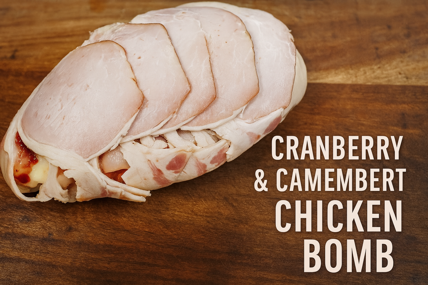Cranberry and Camembert Chicken Breast Bombs