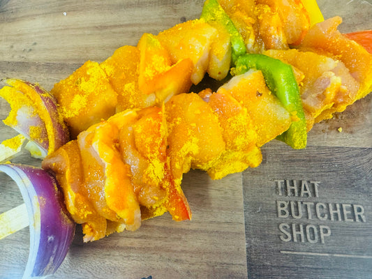 Honey & Lemon Chicken and Vegetable Kebabs