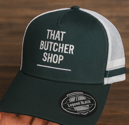 That Butcher Shop Trucker Cap Black