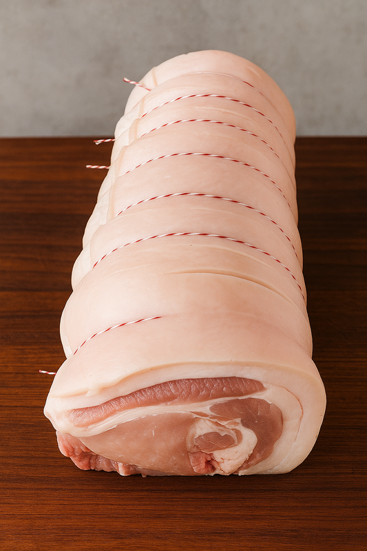 Rolled Pork Loin stuffed with Apple, Sage and Rosemary 5kg