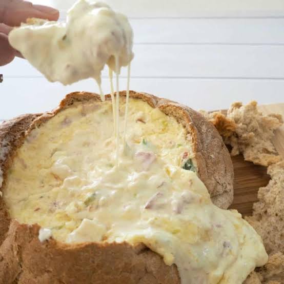 Creamy French onion and spinach cobb delivery 25/9