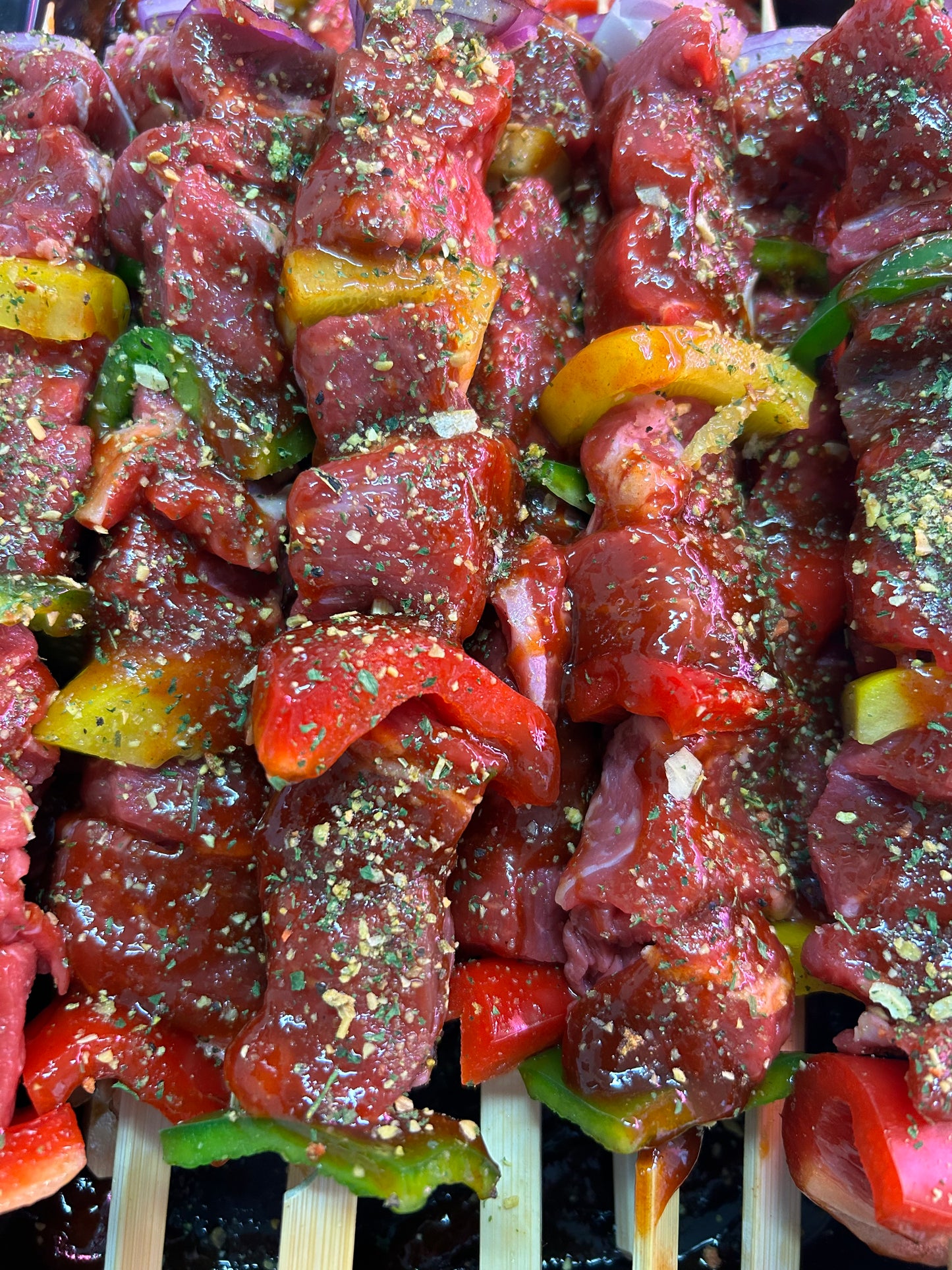 RUMP STEAK BEEF SKEWERS (large)