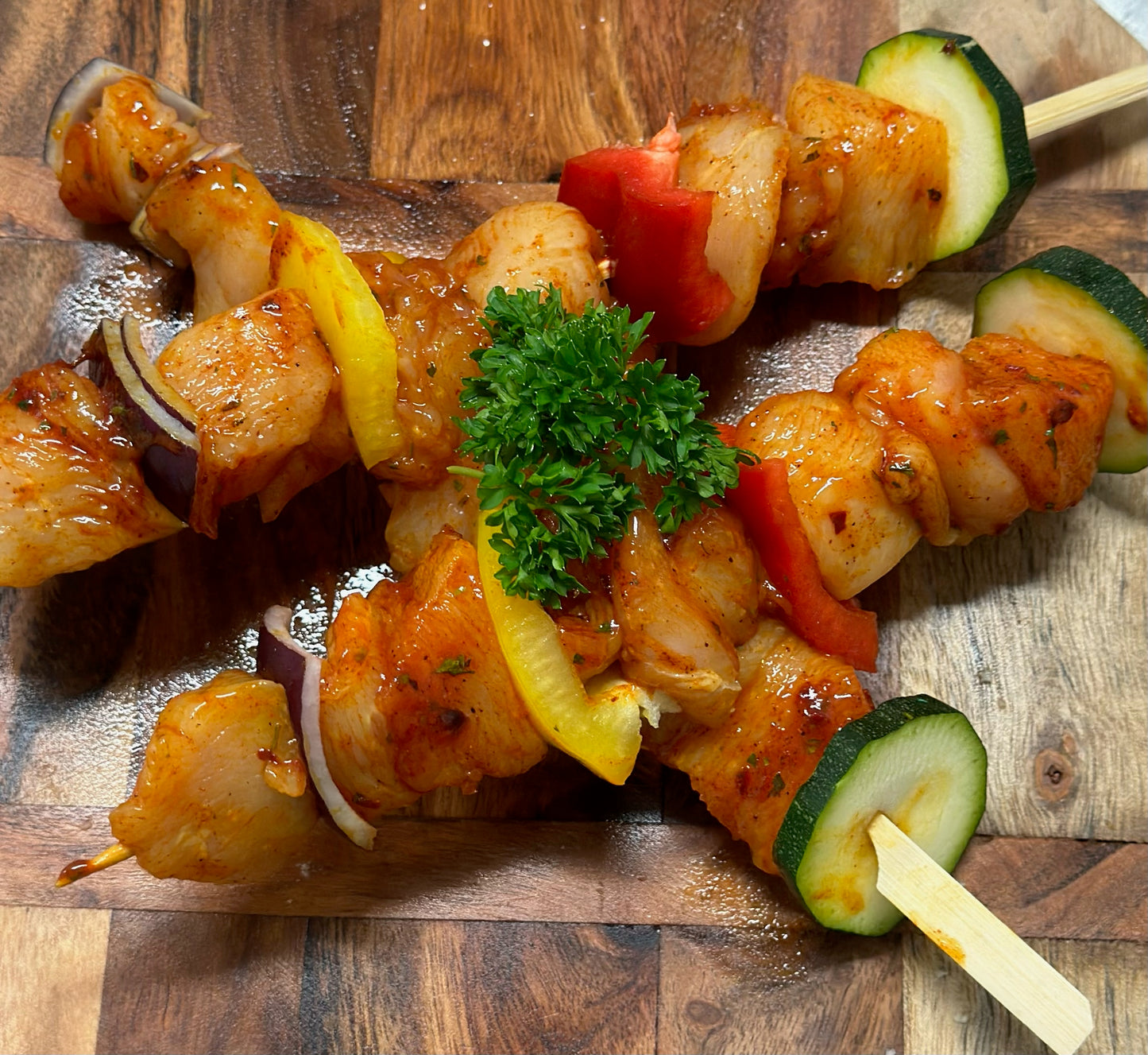 Chicken and Vegetable Kebab